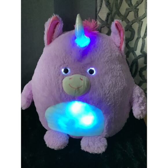 Unicorn Hug Me Light Up Plush Toy 16" - Picture 1 of 4
